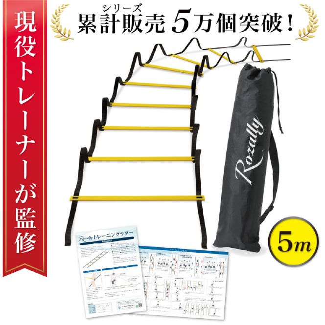 【現役トレーナー監修】 トレーニングラダー ラダー 5m 【kw0286-0008-1】