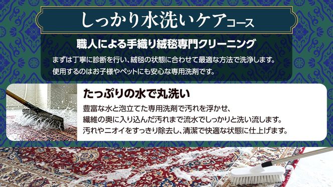 ＼選べるサイズ／宅配 絨毯 クリーニング チケット │ しっかり水洗いケアコース 宅配 クリーニング 洗濯 洗浄 清潔 じゅうたん ラグ カーペット 丸洗い マット ニオイ対策 大掃除 ダニ 対策 敷物