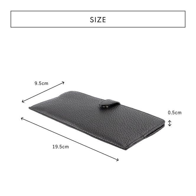 豊岡財布 lim スマートロングウォレット NU64-101　ブラック