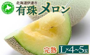 北海道産 有珠メロン 青肉 4～5玉 計約8kg ツル付き グリーンメロン 果物 めろん フルーツ くだもの 完熟 旬 ご褒美 ギフト お祝い 贈り物 お中元 産地直送 お取り寄せ 北海道 藤川農園 送料無料 伊達