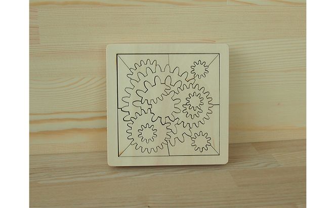 考えるおもちゃ　ギアパズル・ワイド 工芸品 玩具 
