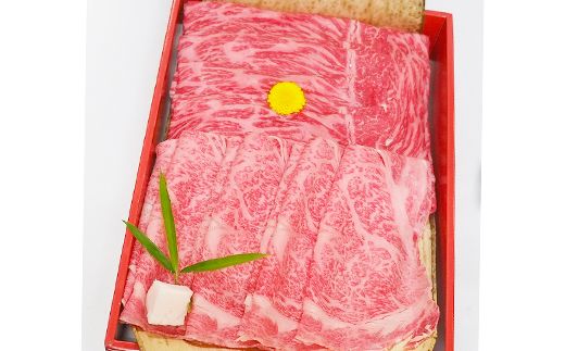 【げんさん】近江牛A5ランク　サーロイン・モモ　すき焼食べ比べセット【800g】【DG02W】