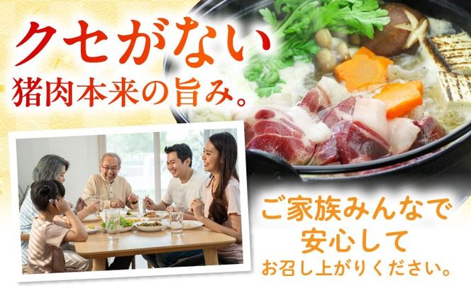 猪肉 スライス 1kg 雲仙いのしし / 肉 イノシシ ジビエ いのしし 焼肉 ぼたん鍋 切り落とし / 南島原市 / 株式会社高田牧場[SDB011]