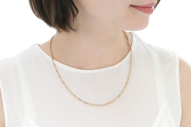K18YG ゴールドチェーンネックレス 50cm CSN00220 SWAV066