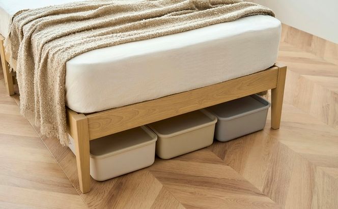 ベッド 組立簡単すのこベッド ヘッドレス ESB01-S ナチュラル すのこ シングル 通気性 組み立て簡単 組立