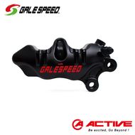 GALE SPEED エラボレート・フロント4Pキャリバー(アキシャル40mm) 右/SCMボルト仕様 ブラック バイク オートバイ パーツ 右キャリパー 