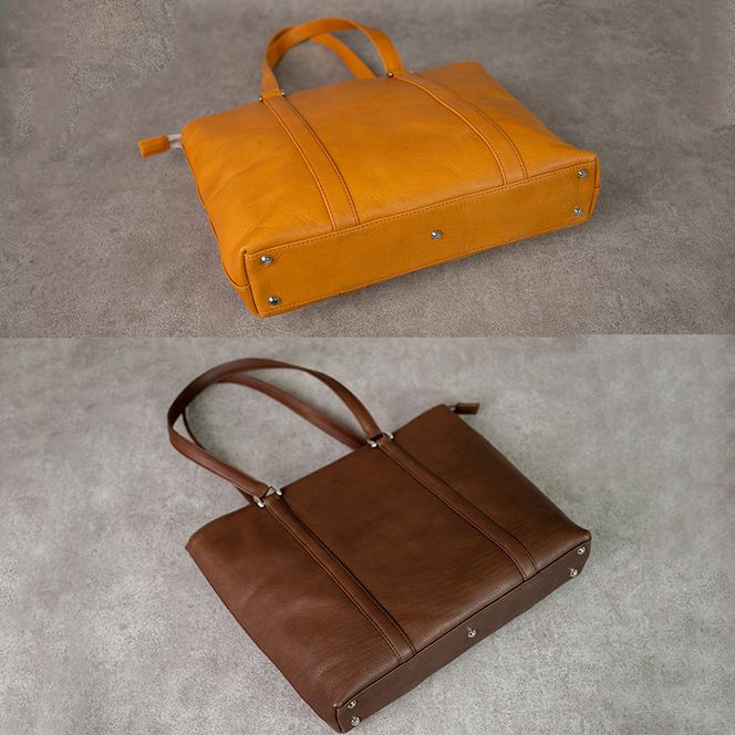 薄マチトートバッグ Andy 日本製 革製品 本革 レザー 手作り 鞄 かばん 通勤 選べるカラー