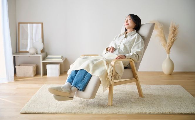 リクライニングウッドアームチェア FACR-RHB アイボリー リクライニングチェア 一人掛け リクライニング 座椅子 一人用 ソファー 高齢者 肘掛付 背もたれ ヘッドレスト フットレスト 椅子 プレゼント アイリスオーヤマ