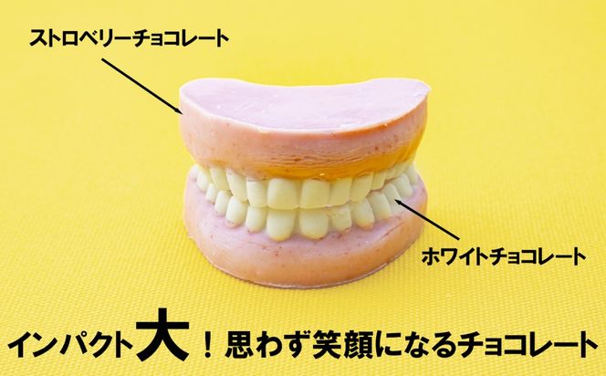 ハロウィン・バレンタインデーチョコレートのニューウェーブ。あなたと一緒にいればー「入れ歯チョコレート」（10個セット）ハロウィンの仮装に。バレンタインデーのサプライズに。【チョコ チョコレート サプライズ ギフト 贈り物 ハロウィン バレンタイン プレゼント ストロベリー 苺チョコ おいしい 楽しい 仮装 ファミリー 家族 パーティ こども BonBons 三重県 四日市市 ふるさと納税】