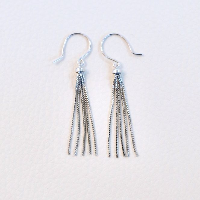 K18WG ホワイトゴールド 地金 揺れる ピアス 保証書付 SNO-1927 SWAD032