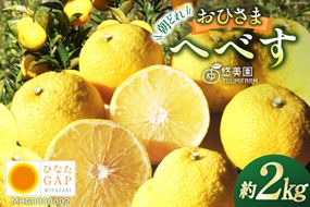 【期間限定発送】 おひさまへべす ひなたGAP認定 ふぞろい 2kg [へべすの悠美園 宮崎県 日向市 452060723] へべす ヘベス 宮崎 果物 フルーツ くだもの 柑橘 ポン酢 調味料 果汁