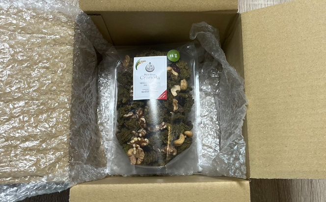 米粉の抹茶グラノーラ 400g　3ヵ月 グラノーラ シリアル 米粉 オートミール グルテンフリー 食物繊維 袋井市 静岡県