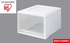 チェスト3個セット BC-LD ホワイト／クリア 収納 インテリア 衣替え シンプル アイリスオーヤマ 