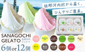 ジェラート アイス スイーツ SANAGOCHI GELATO 6個 または 12個 株式会社クリスティーヌ 《30日以内に出荷(土日祝除く)》 徳島県 佐那河内村 お菓子 ご褒美 プレゼント いちご チョコ ピスタチオ ミルク 【配送不可地域あり】(離島)---sanagouchi_kst_1_6k---