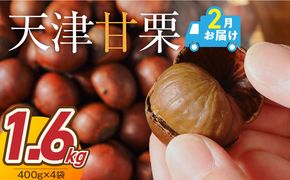 【2027年2月発送】この道50年の職人が焼く､やさしい甘みたっっっぷり！｢天津甘栗｣ 1.6kg 焼きたて 栗 くり 栗爪 殻付き お菓子 おつまみ 人気 高リピート 小分け 栗ご飯 栗きんとん 甘露煮 H045-096_Feb