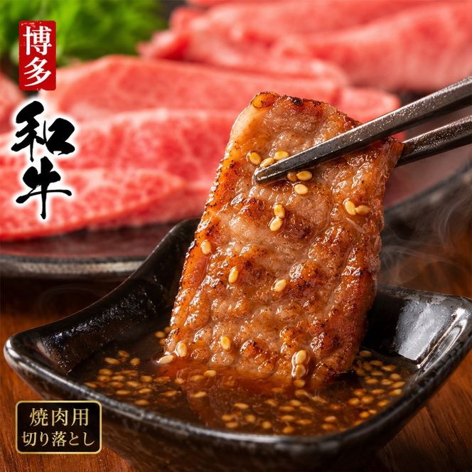 訳あり 牛肉 切り落とし A4～A5 焼肉 博多和牛 1kg 訳アリ 配送不可：離島