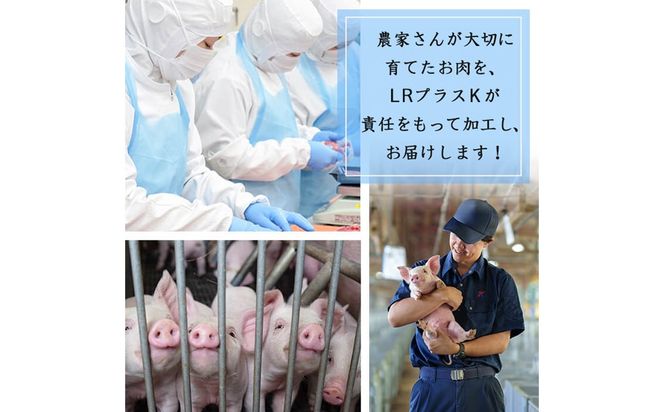 〈3回定期便〉鹿児島県産 豚モモスライス&カタ薄切り 各250g×8Pずつ 計4kg×3回 t0051-003
