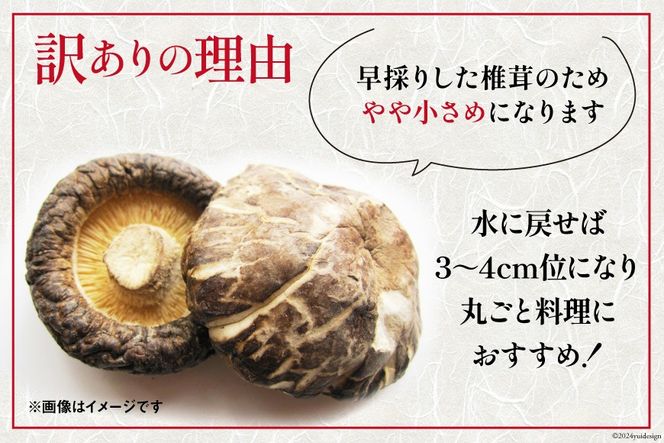 訳あり しいたけ 宮崎県産 乾燥 椎茸 芽どんこ 120g ×3p 計 360g チャック袋入 [岡田商店 宮崎県 美郷町 31ac0064] 小分け 乾燥椎茸 乾燥しいたけ どんこ