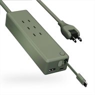 CIO 電源タップ マルチタップ 延長コード 1.5m USB-C×2 USB-A×1  Mate Tap002 モスグリーン｜小型 軽量 おしゃれ 便利 [2670]