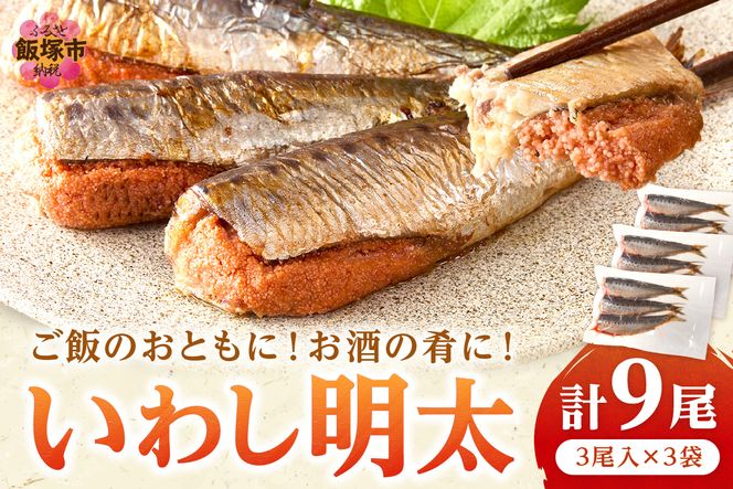 【A3-085】いわし明太 9尾
