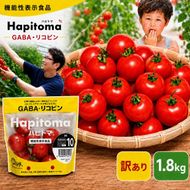 機能性表示食品 Hapitoma ハピトマ 訳あり（1.8kg）【配送不可：北海道・沖縄・離島】健康 ヘルシー GABA 人気 厳選 袋井市 野菜 トマト ミニトマト ストレス リコピン コレステロール 規格外品 新鮮 