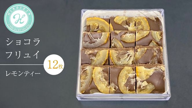 ショコラフリュイ レモンティー 12枚 チョコレート チョコ スイーツ デザート 高級 ギフト 贈り物 お礼 プレゼント 手土産 お菓子 [DJ55-NT]