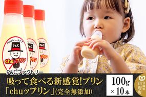 《12月24日までのお申込で年内発送間に合う》 吸って食べる新感覚!プリン「chuップリン」100g×10本(完全無添加) [子供のおやつ 幼児食]|06_pcf-091001