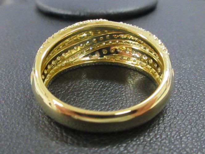 K18YG 0.50ct デザインパヴェリング SWCB005-yg