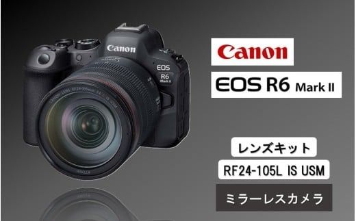 [Canon] キヤノン ミラーレス カメラ EOS R6 MarkⅡ RF24-105L IS USM レンズキット キャノン 一眼 家電 _0038C
