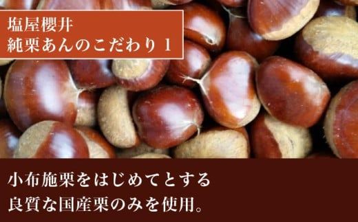 純栗かのこ 3個 6個 9個 選べる内容量 ［塩屋櫻井］ 栗菓子 栗きんとん 栗あん お菓子 栗 スイーツ 和菓子 長野 信州 くり お取り寄せ ご当地 送料無料 個包装
