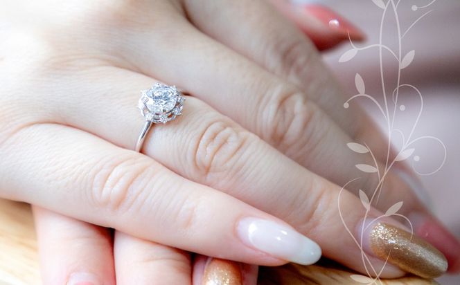 GF061　pt900ダイヤモンドリング　1.00ct＋0.12ct（RP-MR-1171）　	