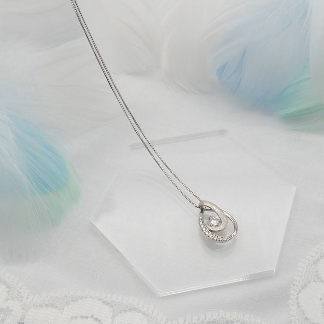 PT900/PT850 0.3ctUP ダイヤモンド ペンダントネックレス HH-019762 SWBT021-pt