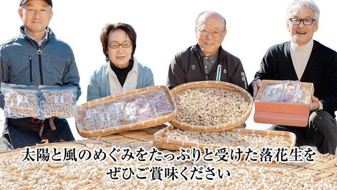 から付き落花生 500g （250g×2袋） 煎りざや落花生 おつまみ おやつ ピーナッツ 殻付き ナカテユタカ