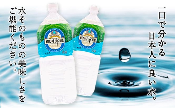 【定期便６ヶ月】日本名水百選ミネラルウォーター「南阿蘇・白川水源」定期便6ヶ月 2L×6本入2ケース《申込み翌月から発送》熊本県 南阿蘇村 物産館自然庵 水 ミネラルウォーター---sms_sznmwtei_r7_67000_mo6num1---