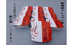 【定期便：6ヶ月お届け】簡単便利！新之助 パックご飯 150g×10個入り×6ヶ月 1039044 お米 米 パックごはん