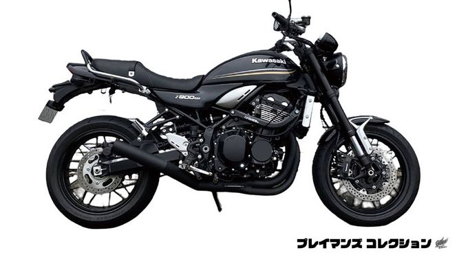 Z900RS ショート管マフラー （ブラック） バイク パーツ 部品 マフラー カスタム [EU23-NT]