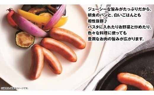 日本ハム 豊潤 6束セット ( 80g × 2袋 ) あらびき ポーク ウインナー 日ハム ソーセージ 肉 お肉 豚肉 にく 小分け [AA099ci]