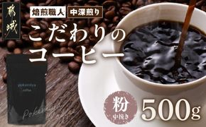 焙煎職人こだわりのコーヒー【粉】500g 小分けパック(ジッパー・バルブ付) 、ドリップバッグ1Pセット※中深煎り※ポスト投函_LC-3301-CF_(都城市) コーヒー粉 250g×2パック 少量パック ジッパー・バルブ付き 保存に便利 ポスト投函 珈琲 選べる コーヒー インドネシア ブラジル コロンビア 宮崎県 都城市