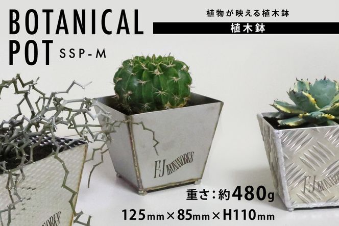 作家鉢　まとめ売り 植木鉢 BOTANICAL POT SSP-M 1点 [藤田鉄工所 宮城県 気仙沼市