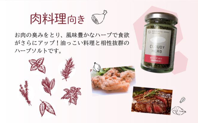 限定生産！手摘み生ハーブソルト詰め合わせ