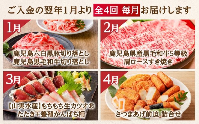 【肉×魚】4回定期便　K000-T2501