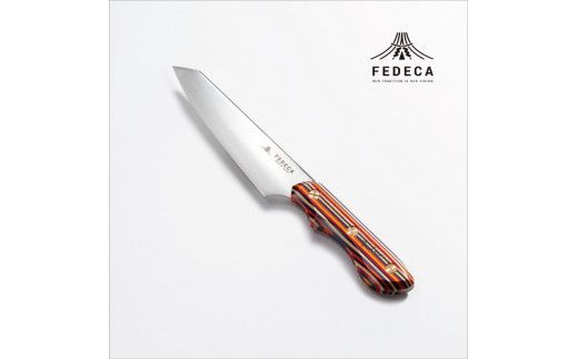 【FEDECA】三徳包丁 小 マルチカラー 001120