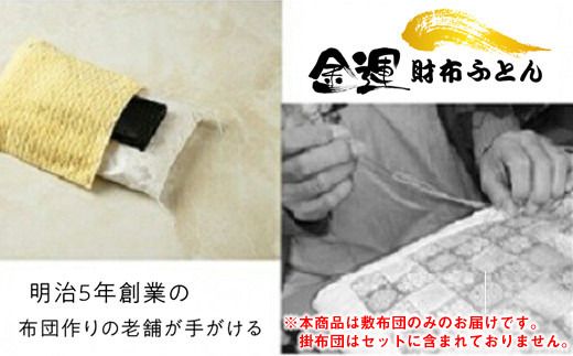 159-2008-01 金運 財布ふとん(敷布団のみのお届け)[ 神奈川県 大磯町 お財布専用ふとん 縁起物 風水アクセサリー 財布 誕生日お祝い ファッション小物 父の日 幸運アイテム 母の日 ファッション ふとん 贈答品 生活雑貨 開運 幸運 ]