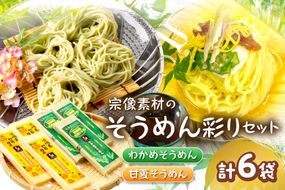 【道の駅むなかた】宗像素材の手延べそうめん彩りセット_HA1840
