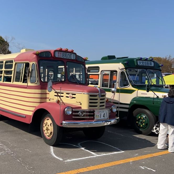 186089bt1 昭和の町レトロカー大集合オリジナルマグカップ＆コースターセット