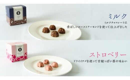 チョコレート専門店 「Bromagee」 クランチチョコレート 4箱入 チョコ チョコレート スイーツ お菓子 洋菓子 バレンタイン ホワイトデー ギフト ミルク オレンジ ストロベリー バナナ [CS003ci] 