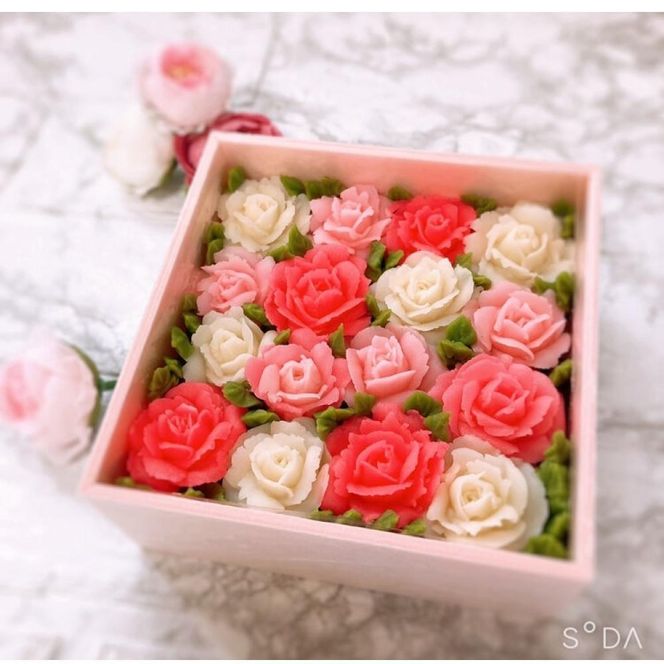 【数量限定】玉清屋 生おせち 曙 和風三段重 40品（3～5人前） ×薔薇おはぎ dream 232238_ZZ006