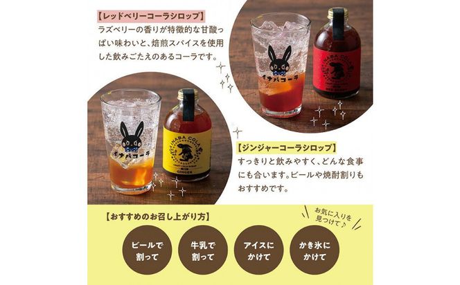 因幡コーラシロップAセット(ジンジャー・レッドベリー) 312011_EY001