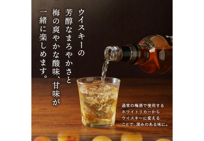 富士山ウィスキー梅酒　700ml 選べる本数 1本 2本 セット 酒 アルコール ウイスキー 梅酒 ロック ソーダ割 水割り お湯割り 山梨県 富士吉田