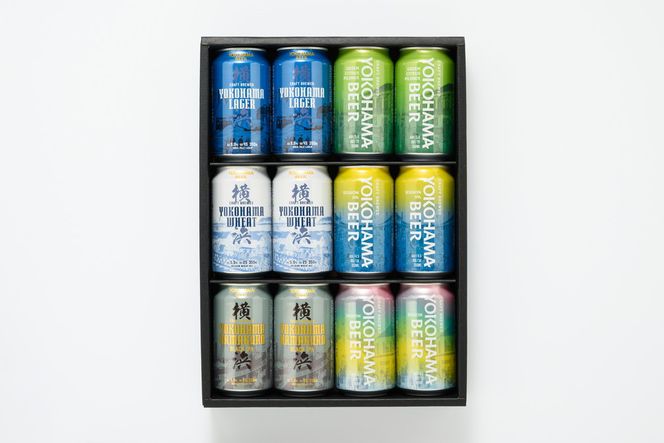 横浜ビール 缶ビール 6種類 オススメ12缶詰め合わせ | バラエティ セット お楽しみ 飲み比べ 詰合せ 黒ビール 白ビール ピルスナー セッションIPA お酒 350ml